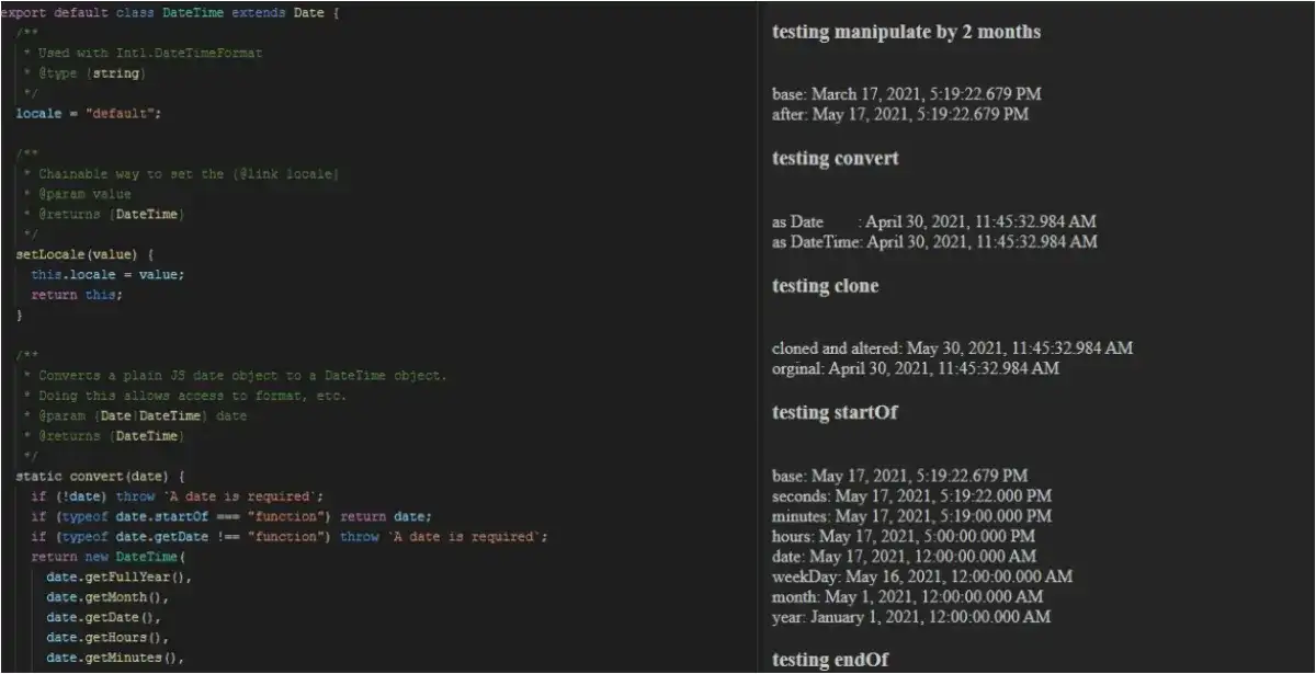 Building a Small Date library