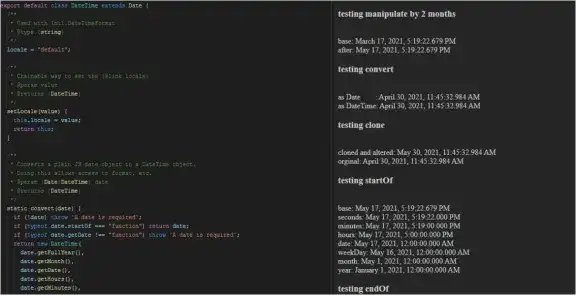 Building a Small Date library