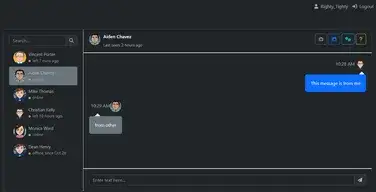 Sample Blazor chat app