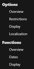 new docs navigation